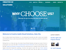Tablet Screenshot of creativesolutionsphilippines.com